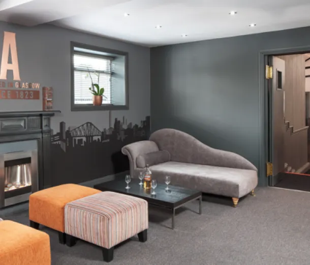 Lounge Room Interior Fireplace Modern Decor Auchentoshan