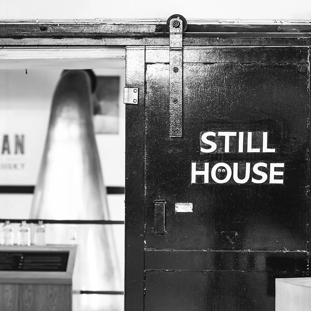 Still House Door Distillery Interior Copper Pot Still Auchentoshan