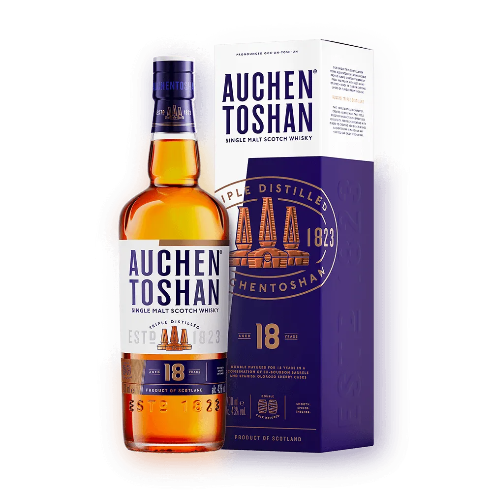 whisky bottle packaging 18 year